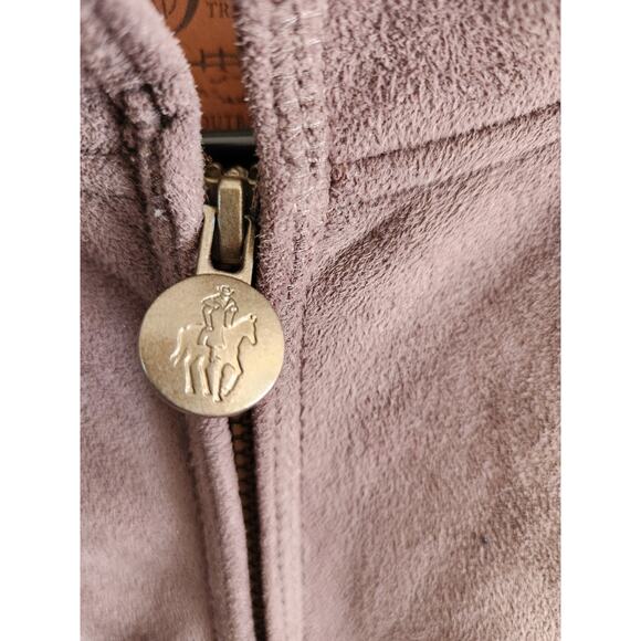 OutBack Trading Co. Brown Insulated Women's Suede Vest Xl - Picture 3 of 10